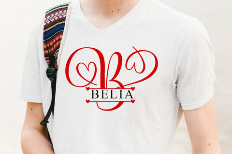 Heart Monogram Font George Studios 