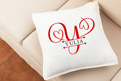 Heart Monogram Font George Studios 