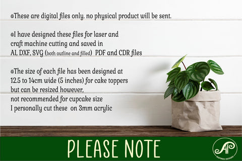 Heart number cake topper SVG laser cut 10 11 and 12 SVG APInspireddesigns 