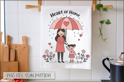Heart of home Towel Sublimation Sublimation Shetara Begum 