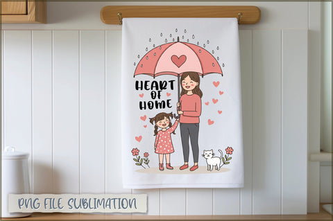 Heart of home Towel Sublimation Sublimation Shetara Begum 