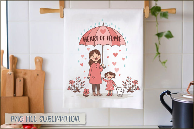 Heart of home Towel Sublimation Sublimation Shetara Begum 