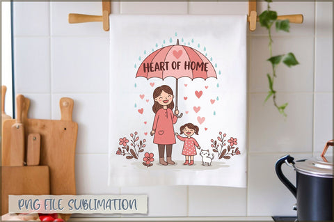 Heart of home Towel Sublimation Sublimation Shetara Begum 
