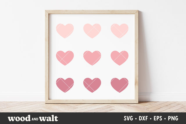 Heart Pattern SVG | Valentine's Day SVG SVG Wood And Walt 