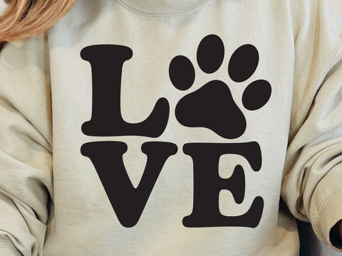 Heart Paw svg Bundle, Paw Print svg Bundle, Dog Paw svg, Custome Heart Paw svg, Dog Paw Cut File For Cricut svg, Paw svg SVG DesignDestine 