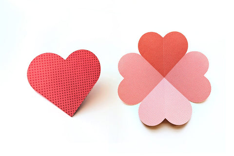 Heart Pop Up Card with 3 Cover Options SVG 3D Paper Risa Rocks It 