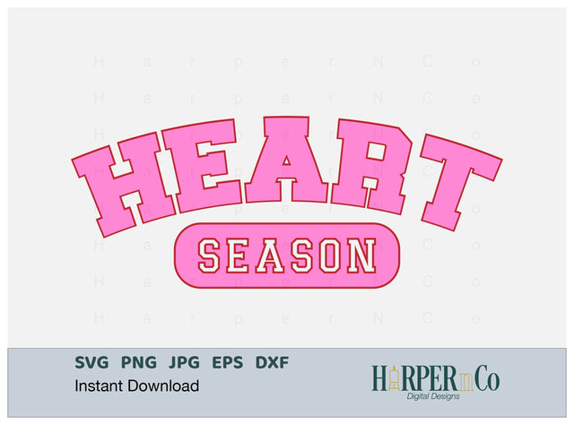 Heart Season Laser SVG EPS Cut File SVG HarperNCo 