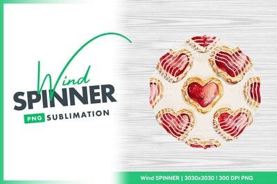 Heart shaped pies watercolor seamless pattern Sublimation Regulrcrative 