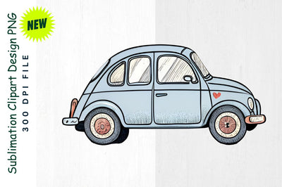Heart Shaped Steam from a Small Car Sublimation Clipart Sublimation Regulrcrative 
