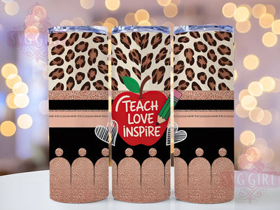 Heart & Soul Educator Tumbler Wrap, Educator Love Design, Teacher Motivation Art, Classroom Inspiration Gift, Teaching Heart Present, Education Quote Gift, Teacher Spirit Tumbler Sublimation SvggirlplusArt 