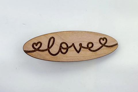 Heart Stripe Hair Clip Bundle Laser SVG File SVG Crafting With Brenna 