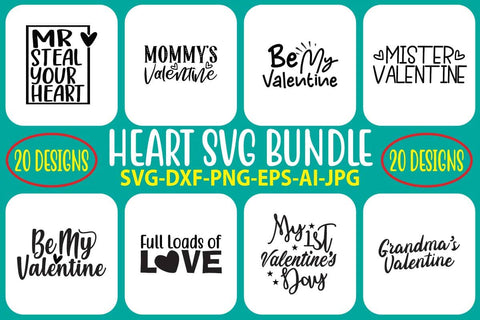 Heart SVG Bundle SVG Syaman 