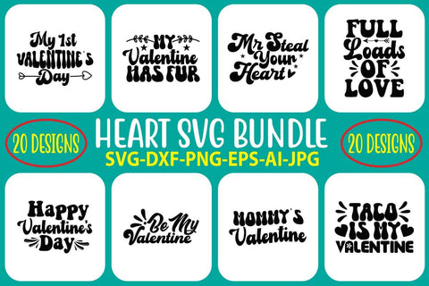 Heart SVG Bundle SVG Syaman 