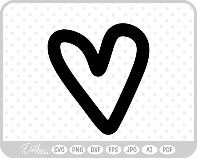 Heart SVG DottieDigitals 