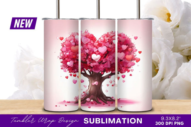 Heart tree of love tumbler png Sublimation Regulrcrative 