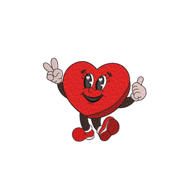 Heart Valentine Embroidery Design, 3 sizes, Instant Download Embroidery/Applique DESIGNS Nino Nadaraia 