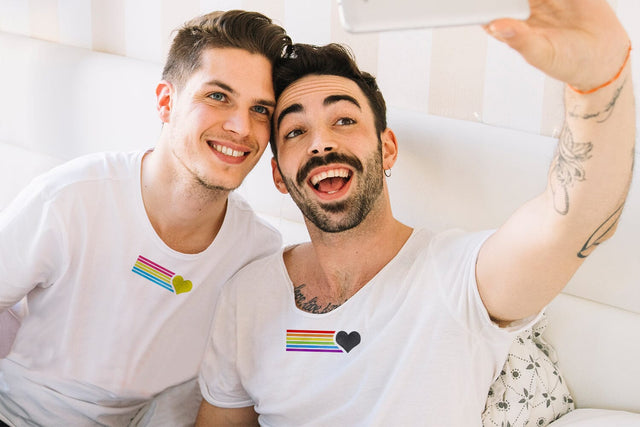 Heart with Rainbow Lines Mini Embroidery Embroidery/Applique DESIGNS Designed by Geeks 