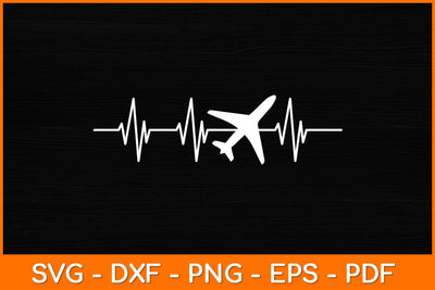 Heartbeat Air Traffic Controller Svg Design SVG artprintfile 