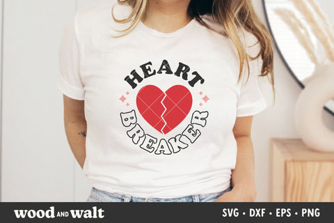 Heartbreaker SVG | Retro Valentine SVG SVG Wood And Walt 