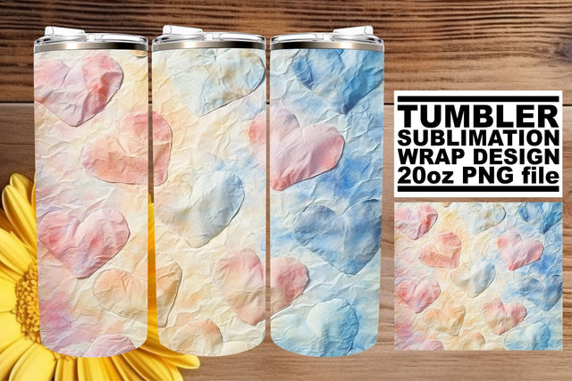Heartfelt 20oz Tumbler Decor for Valentine's Day Sublimation afrosvg 