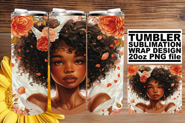 Heartfelt 20oz Tumbler Sublimation Patterns Sublimation afrosvg 