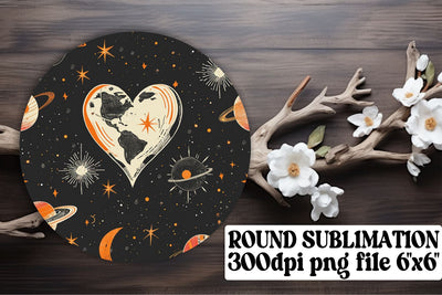 Heartfelt Circle Ornaments Collection - Sublimation Bliss Sublimation afrosvg 