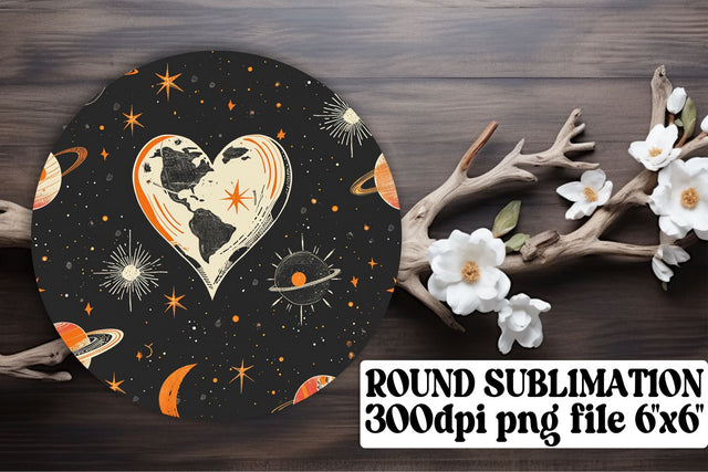 Heartfelt Circle Ornaments Collection - Sublimation Bliss Sublimation afrosvg 