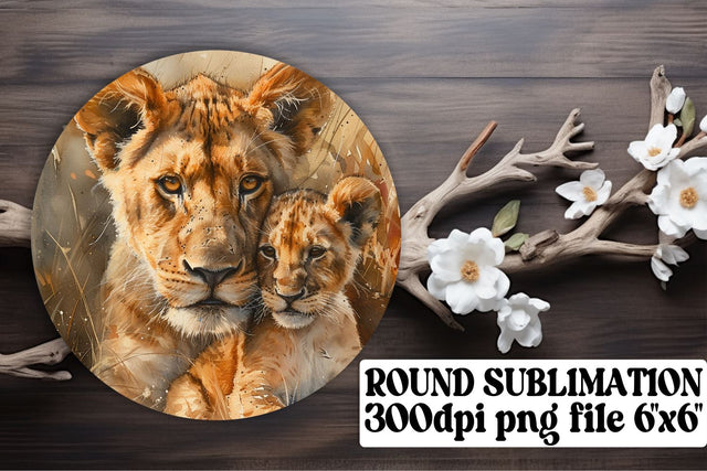 Heartfelt Family Bond Sublimation Set - Round, Circle, Keychain, Coaster Sublimation afrosvg 