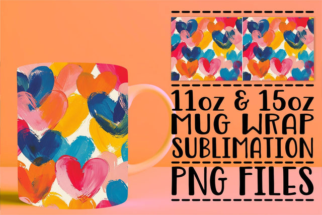 Heartfelt Mug Design Love Sublimation afrosvg 