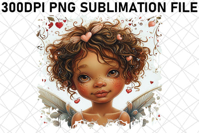 Heartfelt Valentine's Dreamscape: Sublimation Design Sublimation afrosvg 