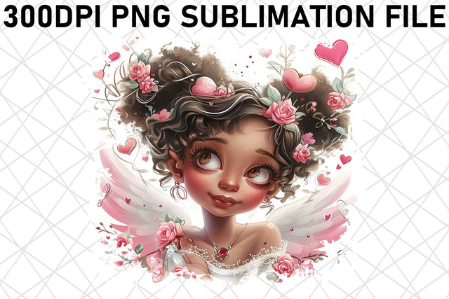 Heartfelt Valentine's Dreamscape: Sublimation Design Sublimation afrosvg 