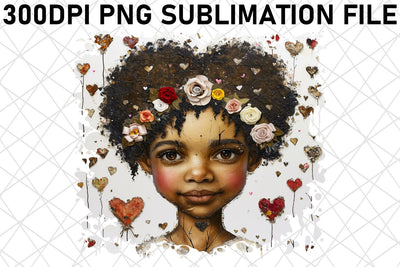 Heartfelt Valentine's Wonderland: Sublimation Design Sublimation afrosvg 