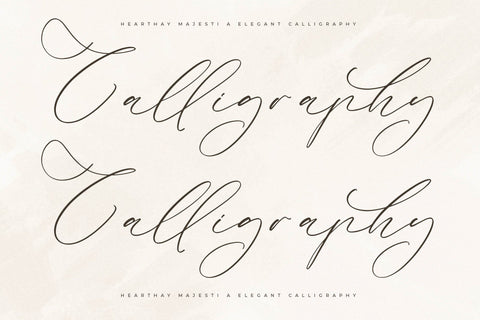 Hearthad Majestic - Elegant Calligraphy Font Storytype Studio 