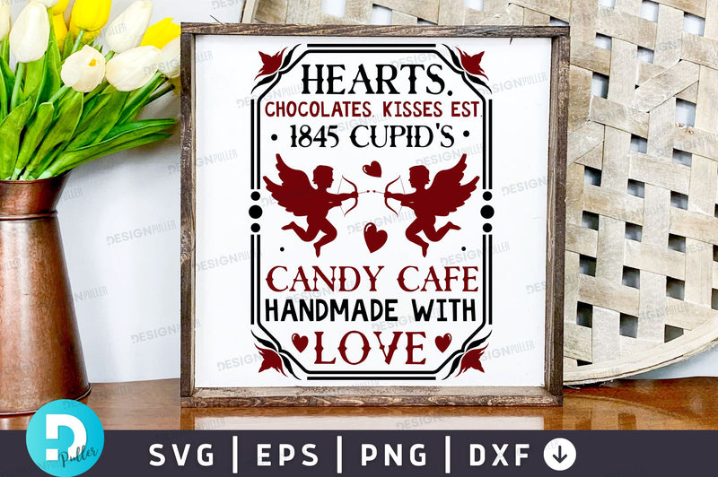 Hearts chocolates kisses Svg Design SVG Regulrcrative 