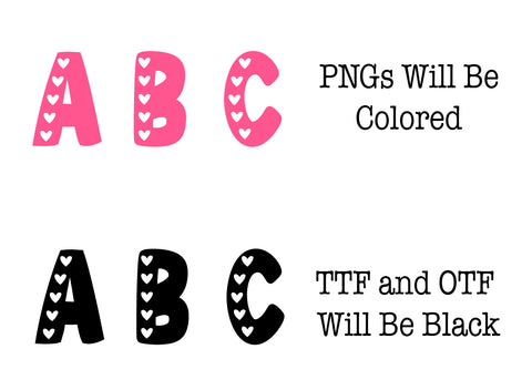 Hearts Font SVG Sassy Vector Girl 