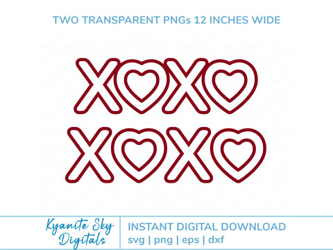 Hearts Outline SVG Bundle Love Hugs and Kisses Valentine Shapes SVG Kyanite Sky Digitals 