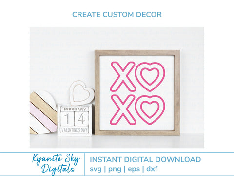 Hearts Outline SVG Bundle Love Hugs and Kisses Valentine Shapes SVG Kyanite Sky Digitals 