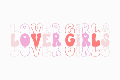 Hearts Stacked Valentine Font Font Blush Font Co. 