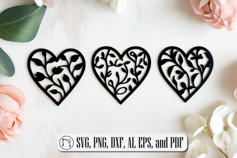 Hearts Valentines SVG Cut File SVG MD JOYNAL ABDIN 