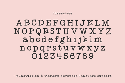 Heartsound Typewriter Serif Font Font Beck McCormick 