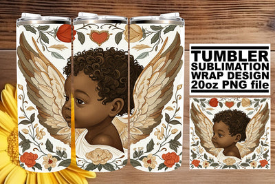Heartwarming 20oz Tumbler Wrap for Valentines Sublimation afrosvg 