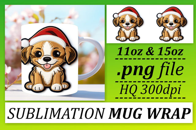 Heartwarming Holiday 3D Embroidery Mug Sublimation afrosvg 