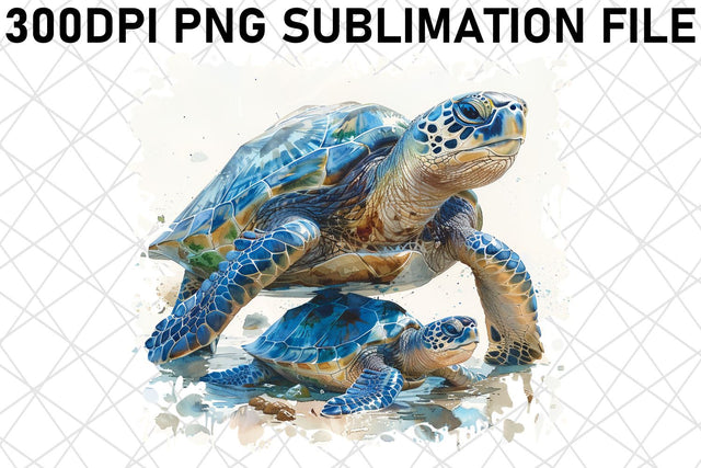 Heartwarming Watercolor Animal Mom & Baby Sublimation Sublimation afrosvg 