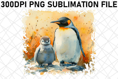 Heartwarming Watercolor Animal Mom & Baby Sublimation Sublimation afrosvg 