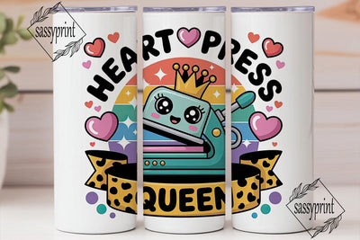 Heat Press Queen 20oz Tumbler Wrap Sublimation sassyprint 