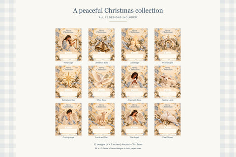 Heavenly Christmas Money Cards Sublimation BijouBay 