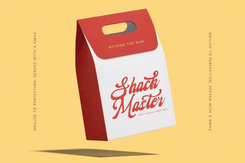 Heavenly Slices - Retro Bold Script Font Letterena Studios 