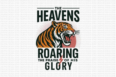 Heavens Roaring Praise of His Glory PNG SVG BillahCrafts 