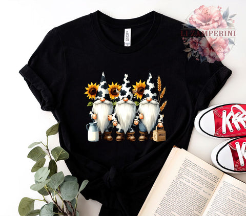 Heifer Cow Gnomes, Country Decor, Sunflower PNG, Digital Download, Sublimation Art, Farmhouse Graphics, Rustic Gnomes, Western Theme Sublimation Li Zamperini 