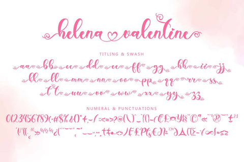 Helena Valentine Font Prasetya Letter 